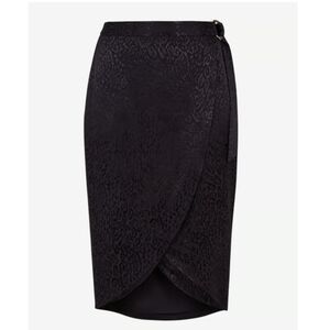 Ted Baker Allexxi Belted Wrap Leopard Midi Skirt